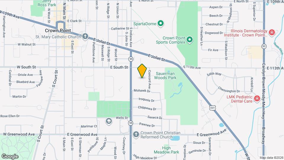 925 Heritage Ct Map and Location Details