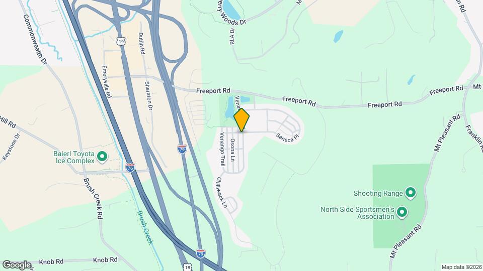 200 Venango Trl Mapa y Detalles de la Ubicación