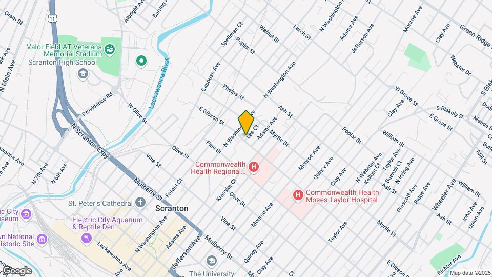 517 E Gibson St Mapa y Detalles de la Ubicación