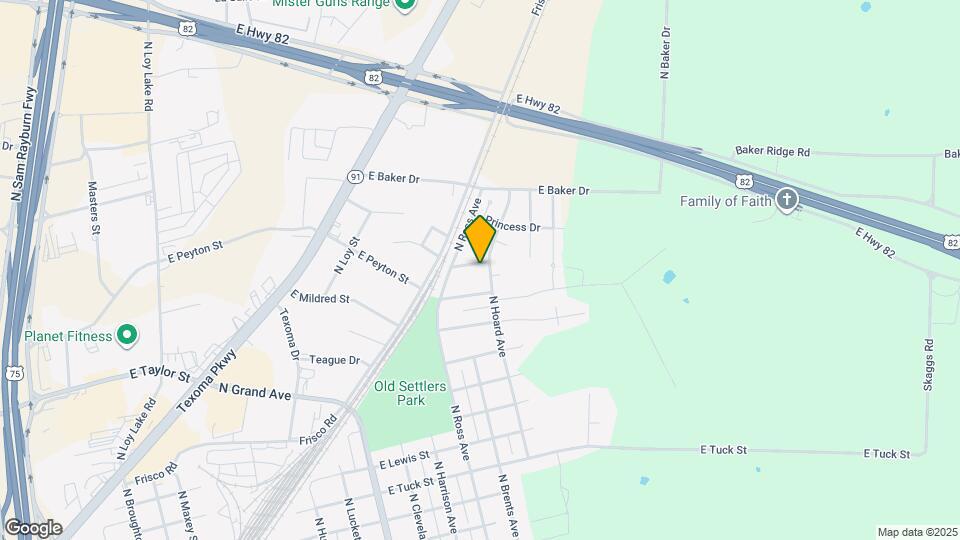 1920 Elizabeth St Map and Location Details