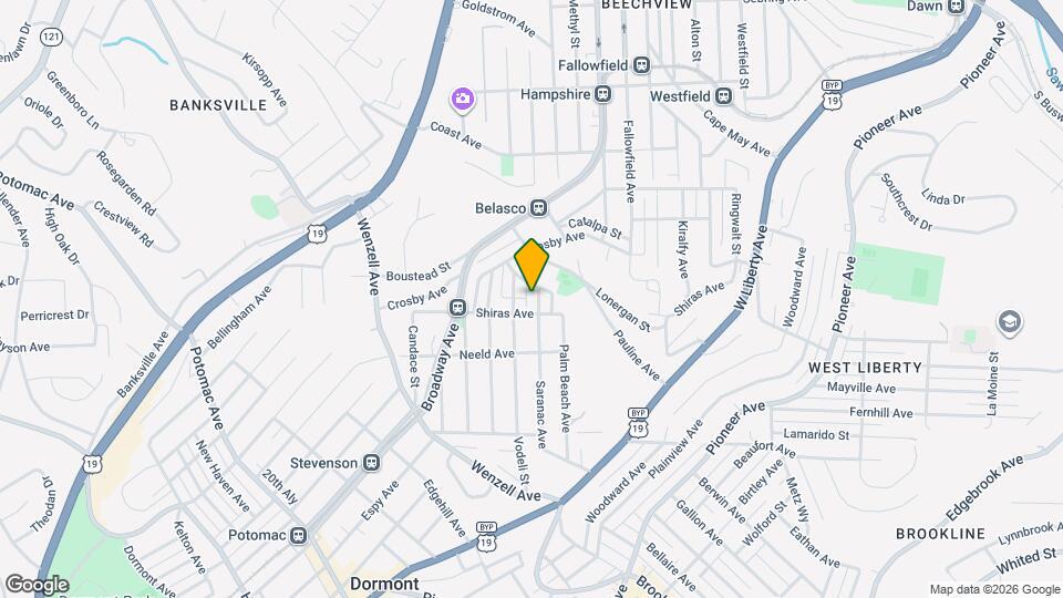 2112 Saranac Ave Map and Location Details