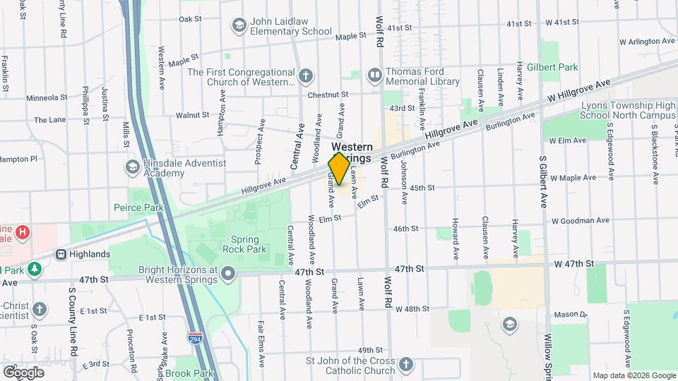 4501 Grand Ave Map and Location Details