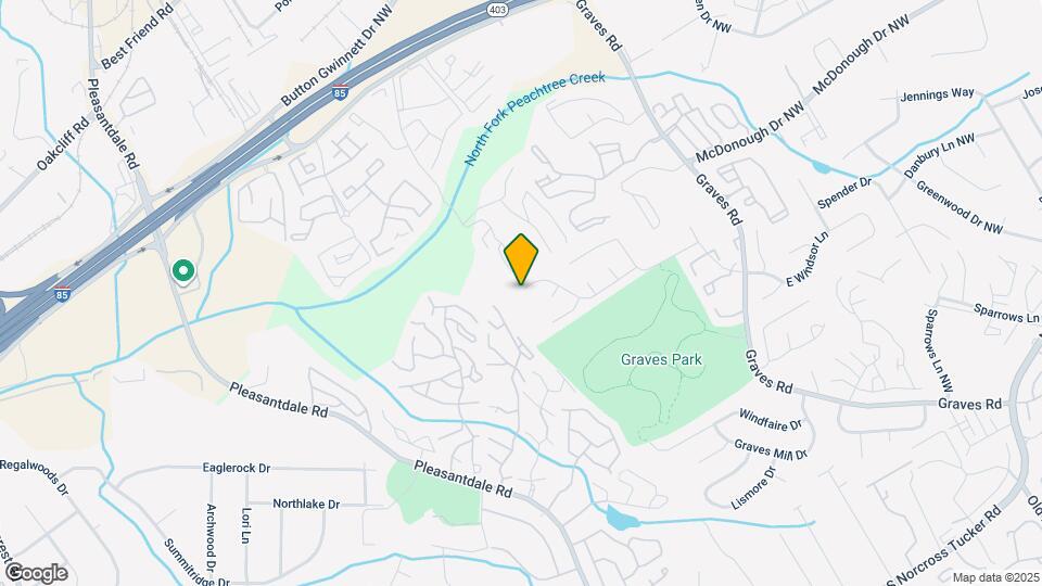 7040 Magnolia Park Ln NW Map and Location Details