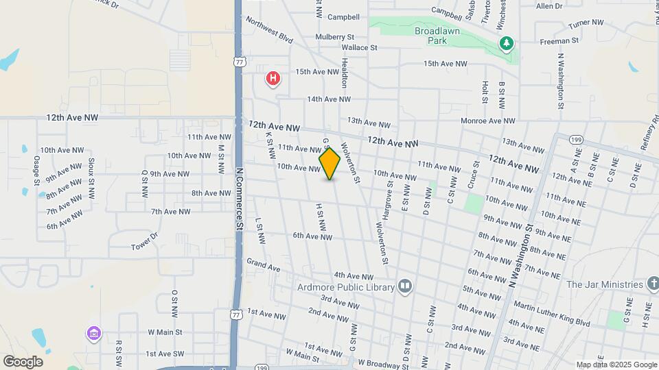 823 G St NW Map and Location Details