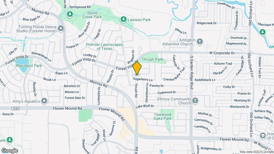 1032 Sugarberry Ln Map and Location Details