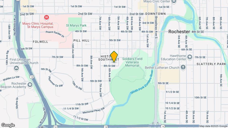 515 1/2 8th St SW Map and Location Details