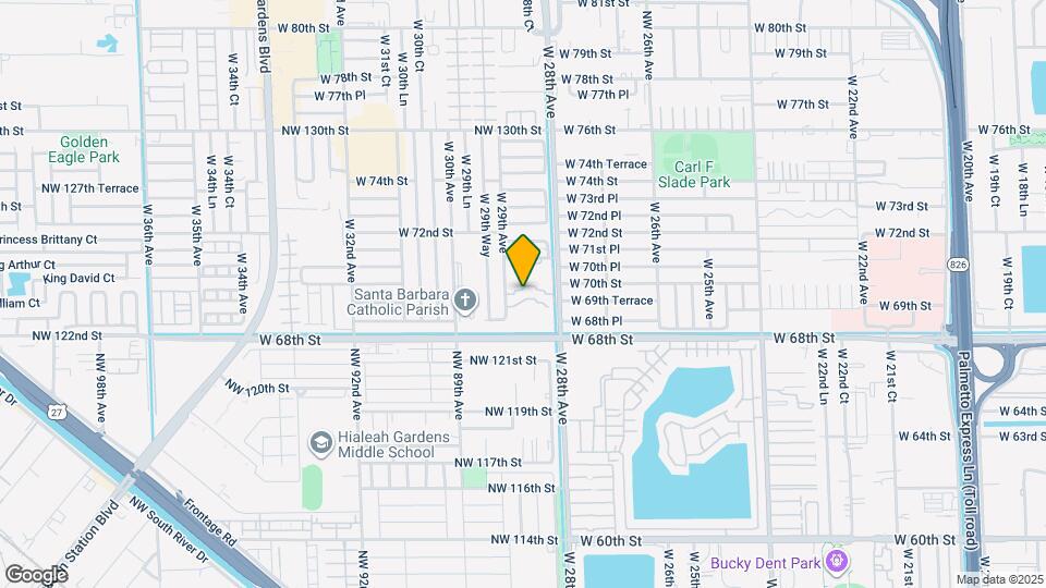 6951 W 29th Ave Map and Location Details