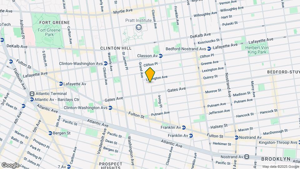 1 Quincy St Mapa y Detalles de la Ubicación