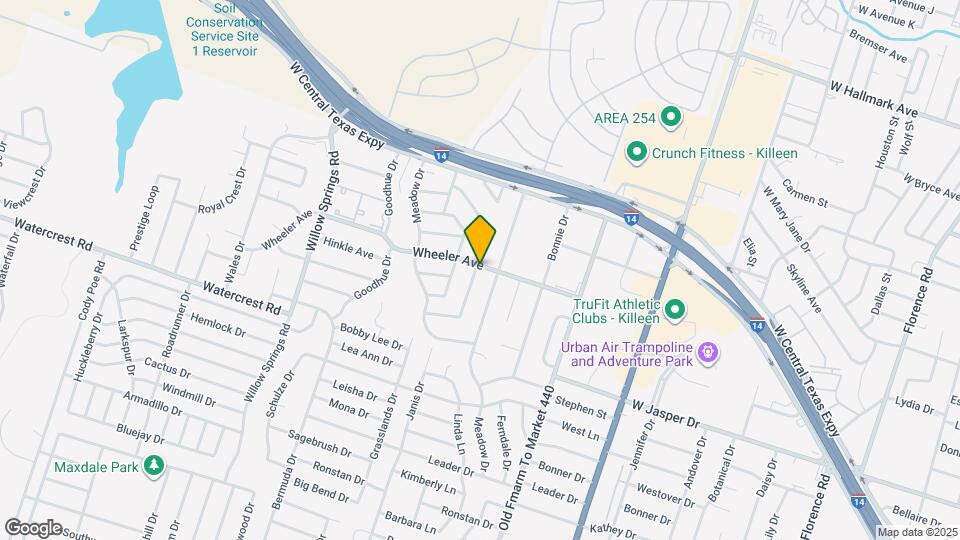 1200 Chippendale Dr Mapa y Detalles de la Ubicación