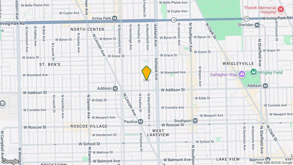 3626 N Marshfield Ave, Unit 3 Mapa y Detalles de la Ubicación