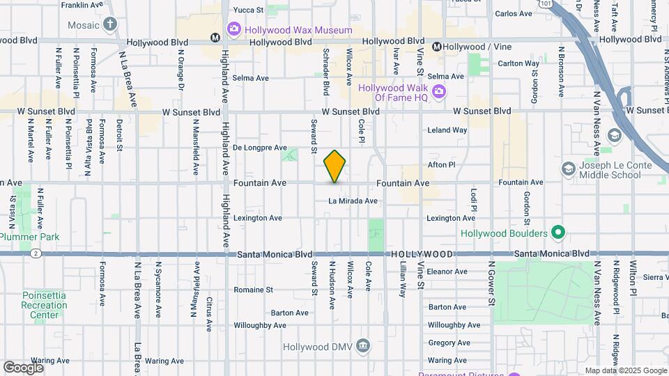 6538 W Fountain Ave Mapa y Detalles de la Ubicación