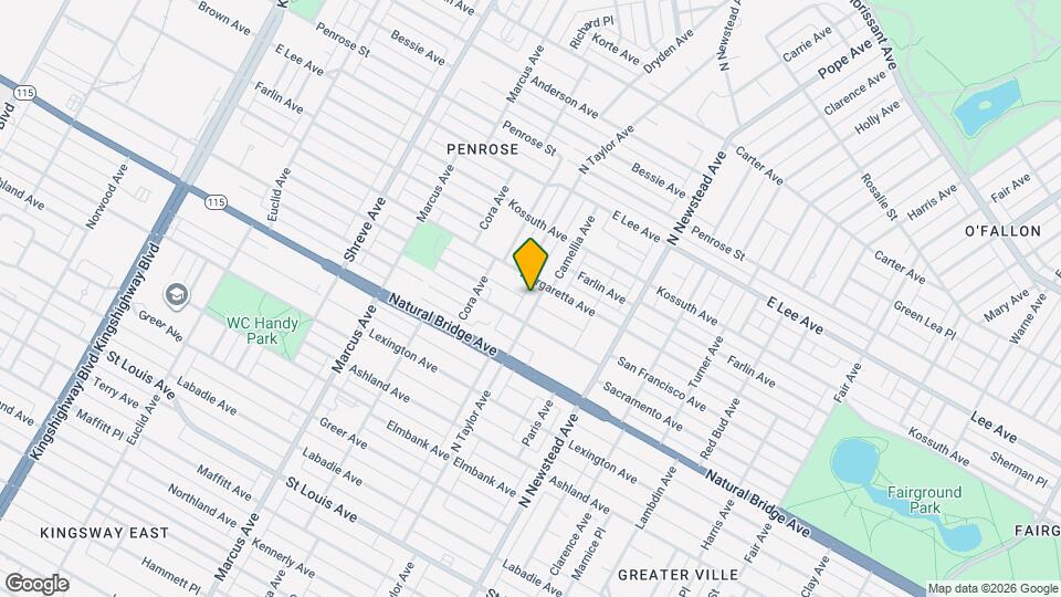 3927 N Taylor Ave Map and Location Details