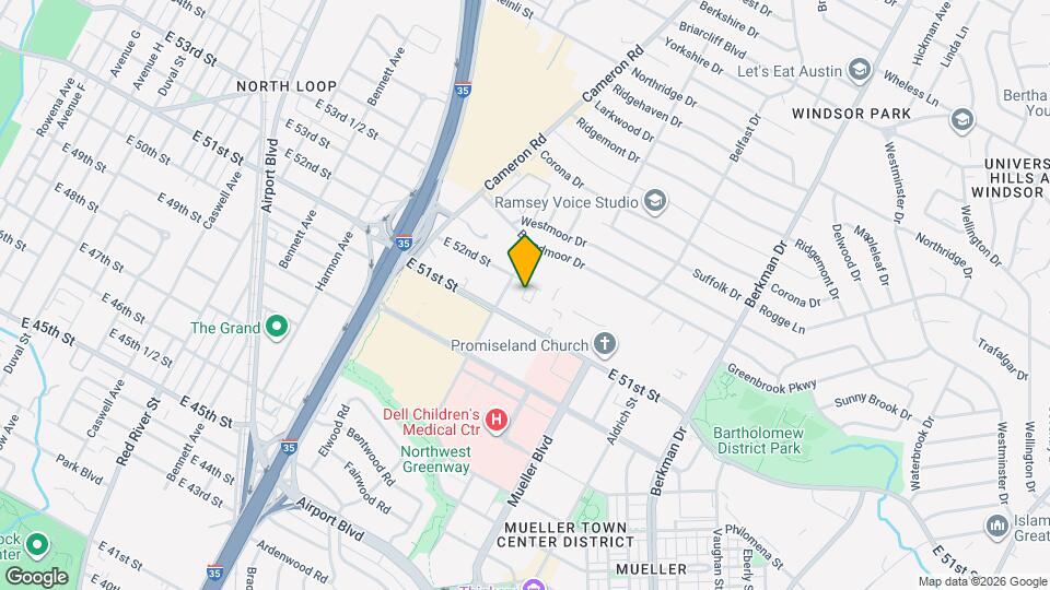 1309 E 52nd St Map and Location Details