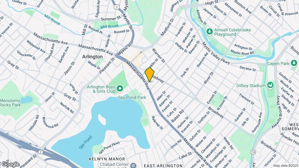 375 Massachusetts Ave, Unit 78T Map and Location Details