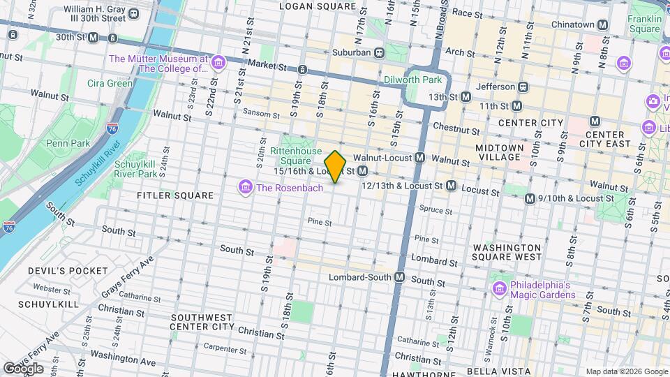 269 S 17th St Map and Location Details