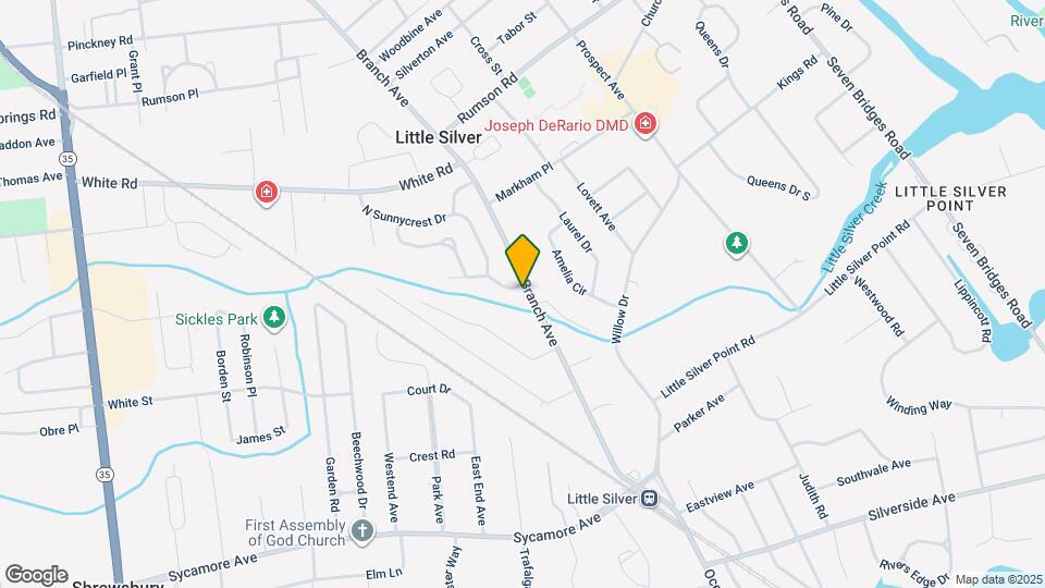 495 Branch Ave Map and Location Details