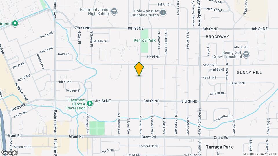 460 N James Ave Mapa y Detalles de la Ubicación