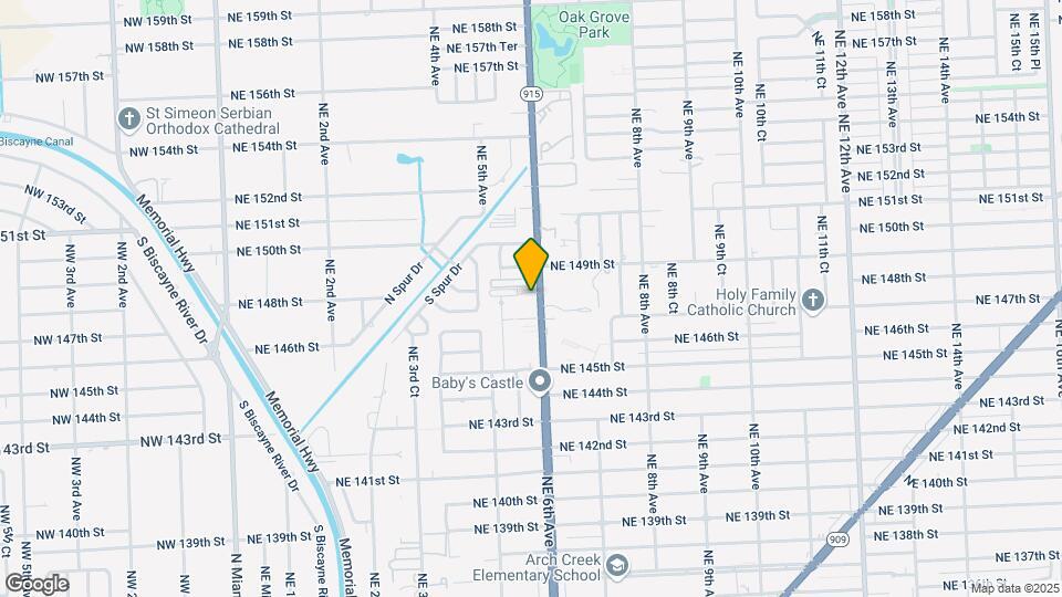 14746 NE 6th Ave Mapa y Detalles de la Ubicación