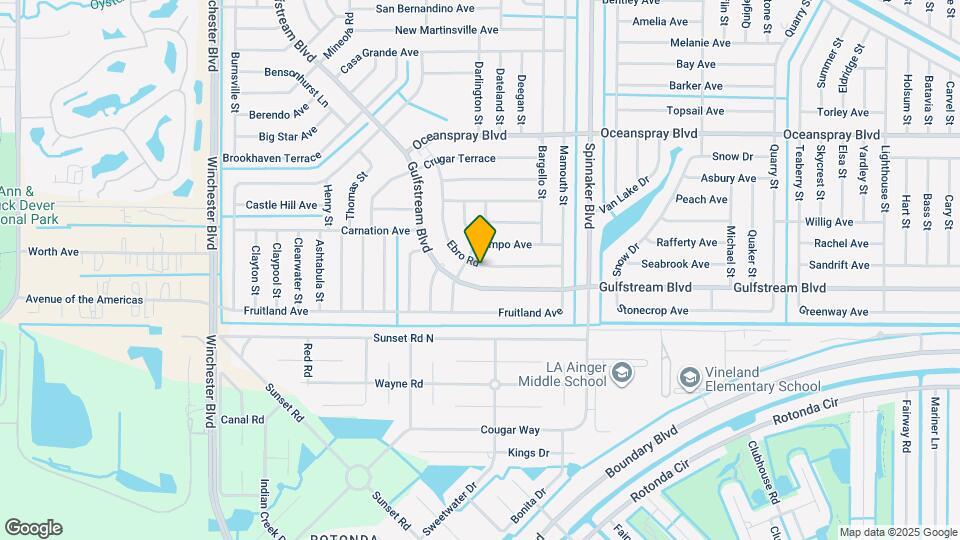 7483 Ebro Rd Map and Location Details