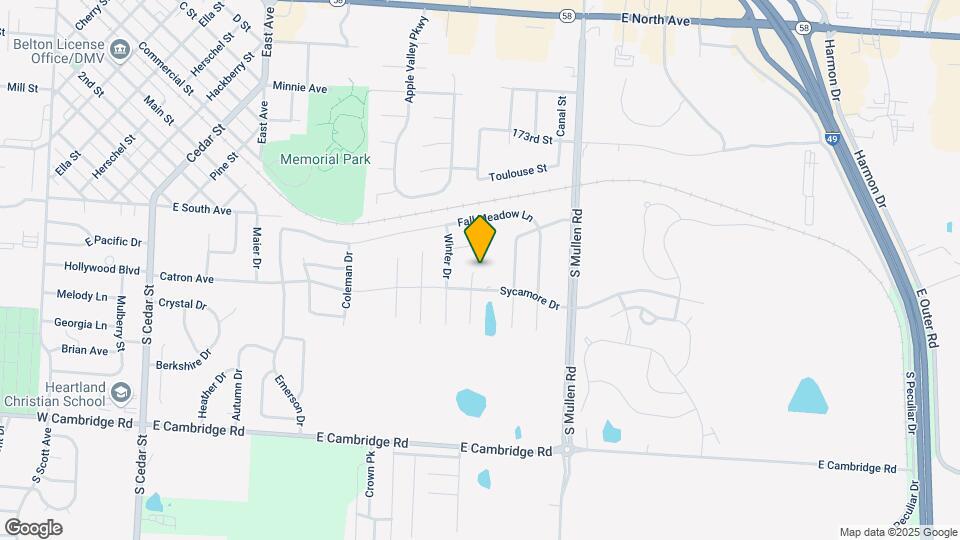 607 Poplar Ct Map and Location Details