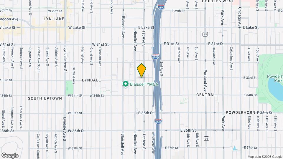 3300 1st Ave S, Unit #1 Map and Location Details
