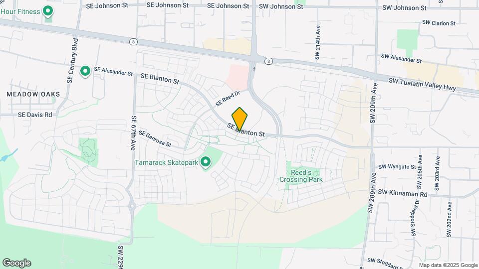 7574 SE Blanton St Map and Location Details