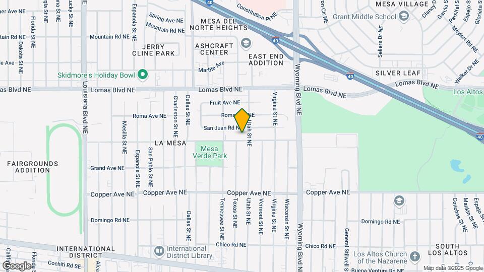 8209 Marquette Ave NE Mapa y Detalles de la Ubicación