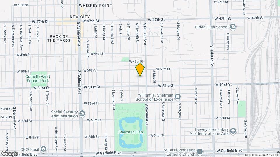 5031 S Elizabeth St, Unit 2 Map and Location Details