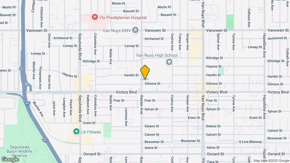 14849 Gilmore St Map and Location Details