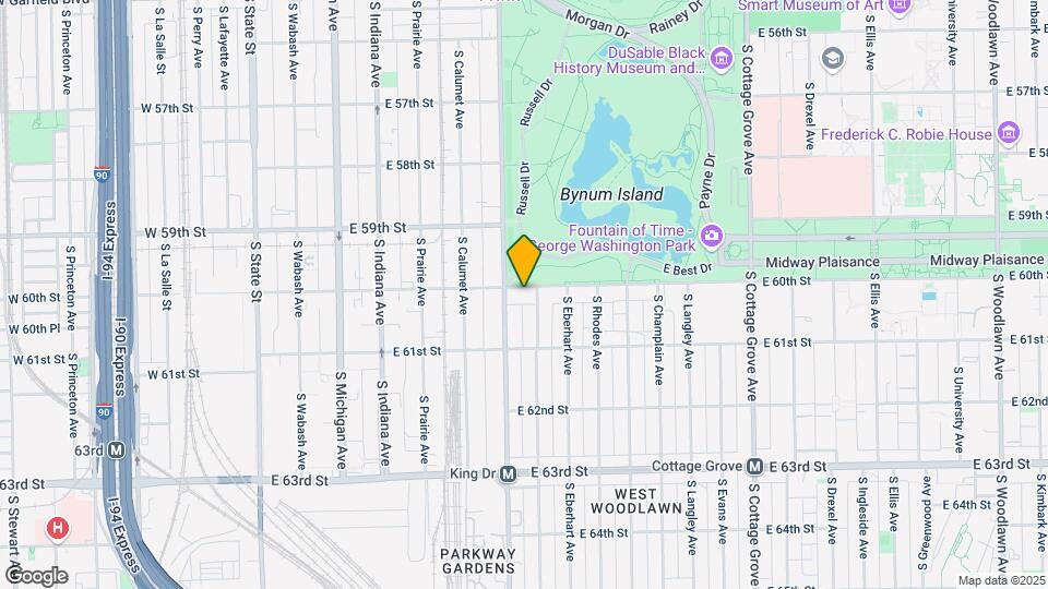 417 E 60th St Map and Location Details