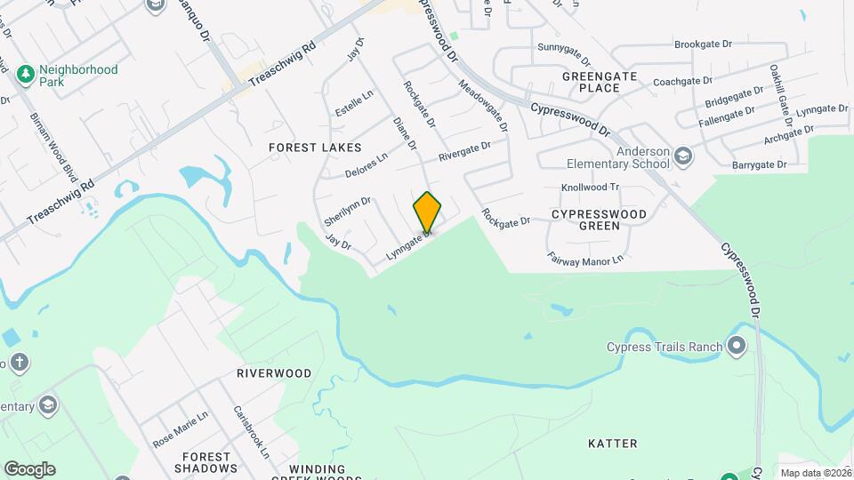 5312 Lynngate Dr Mapa y Detalles de la Ubicación