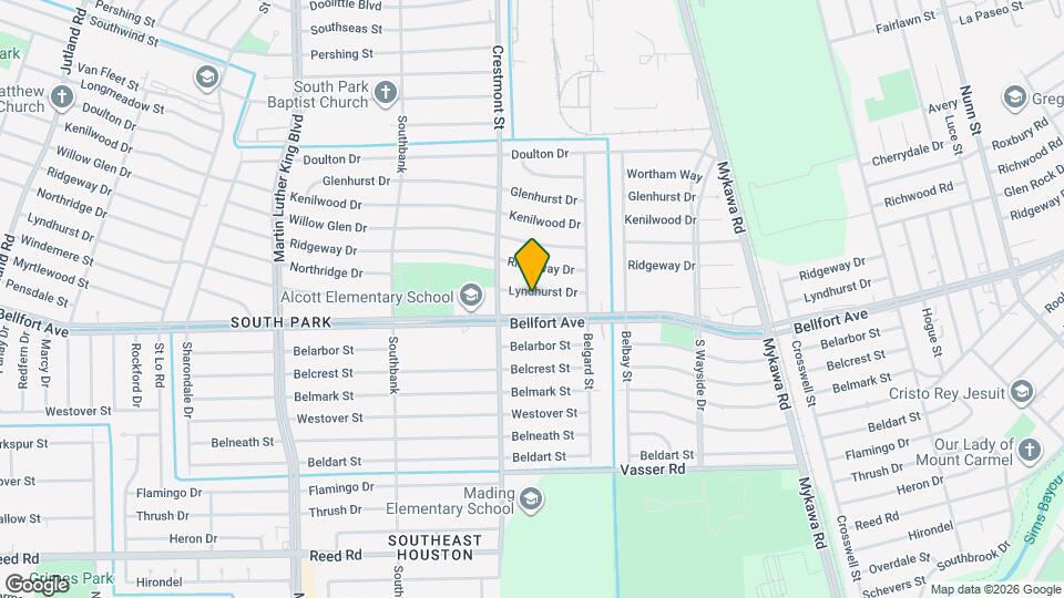 6022 Lyndhurst Dr Map and Location Details