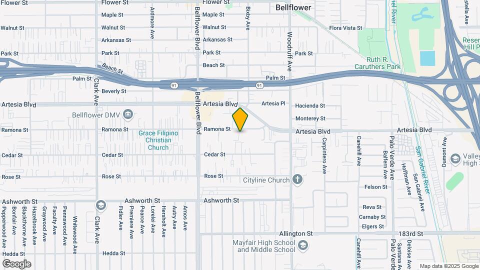 9940 Ramona St Map and Location Details