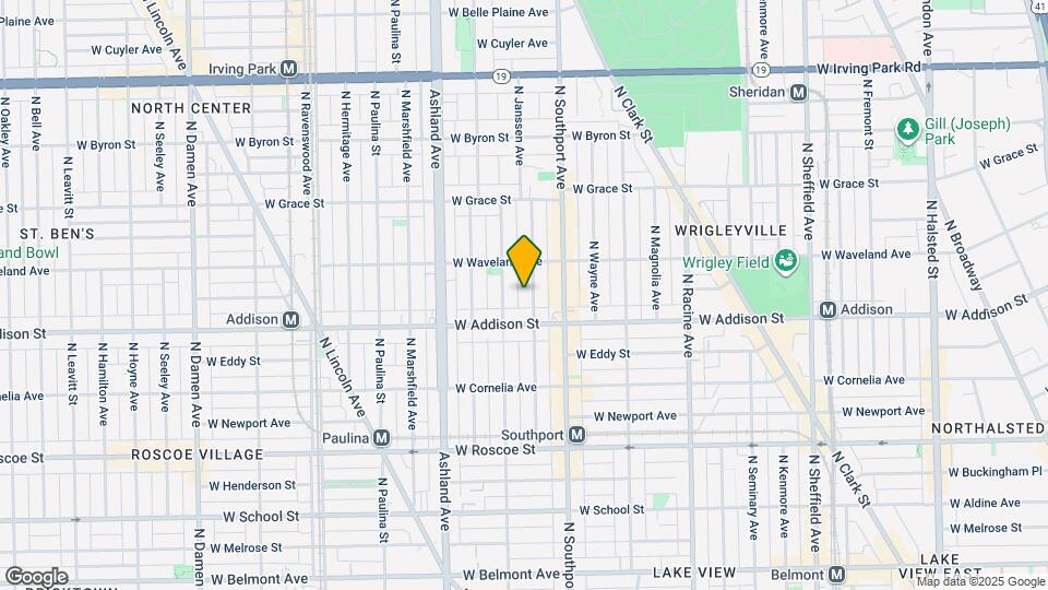 3628 N Janssen Ave Map and Location Details