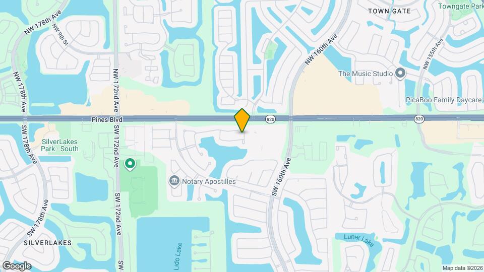 16407 SW 1st Ct Map and Location Details
