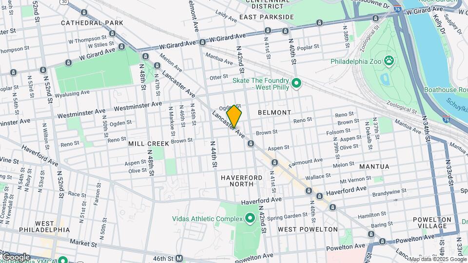 4232 Lancaster Ave Map and Location Details