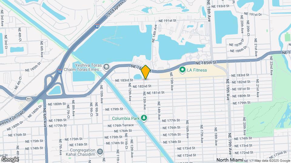 1300 NE 183rd St Map and Location Details