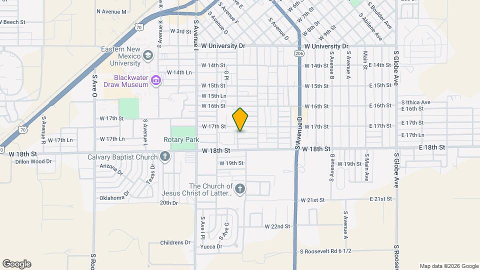 730 W 17th Ln Map and Location Details