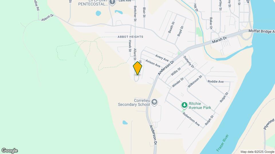 644 Allard St Map and Location Details