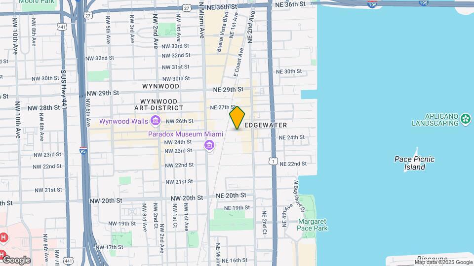 120 NE 25th St Map and Location Details