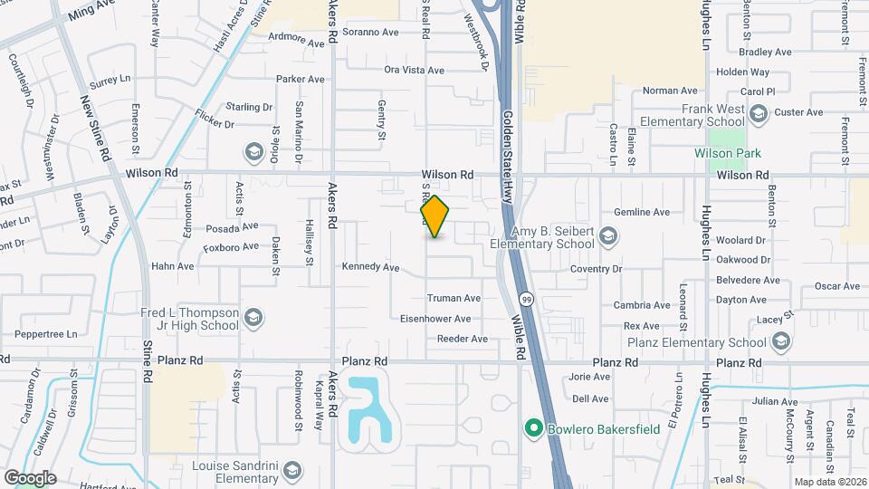 2714 S Real Rd Map and Location Details