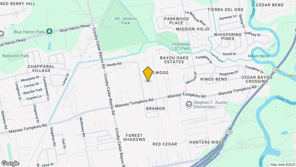 3907 Cary Creek Dr Map and Location Details