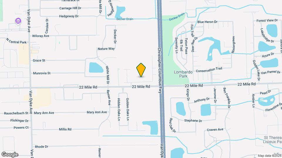 11391 N Woods Dr Map and Location Details
