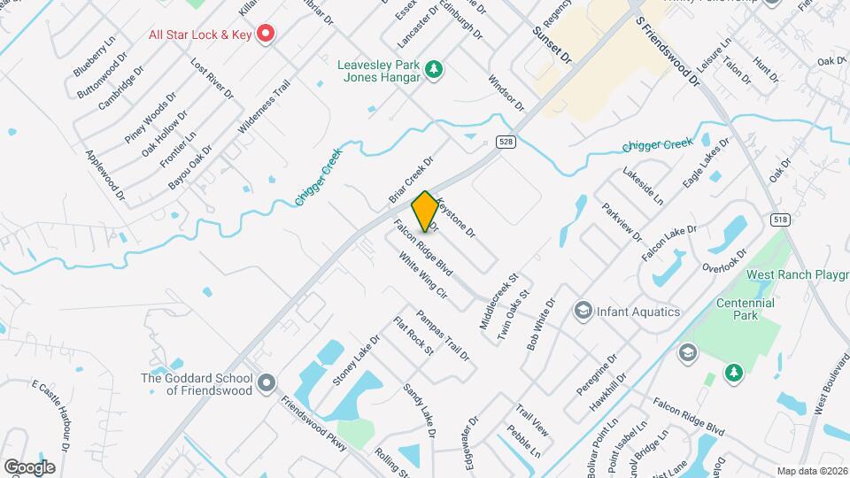 1611 Falcon Ridge Blvd Map and Location Details