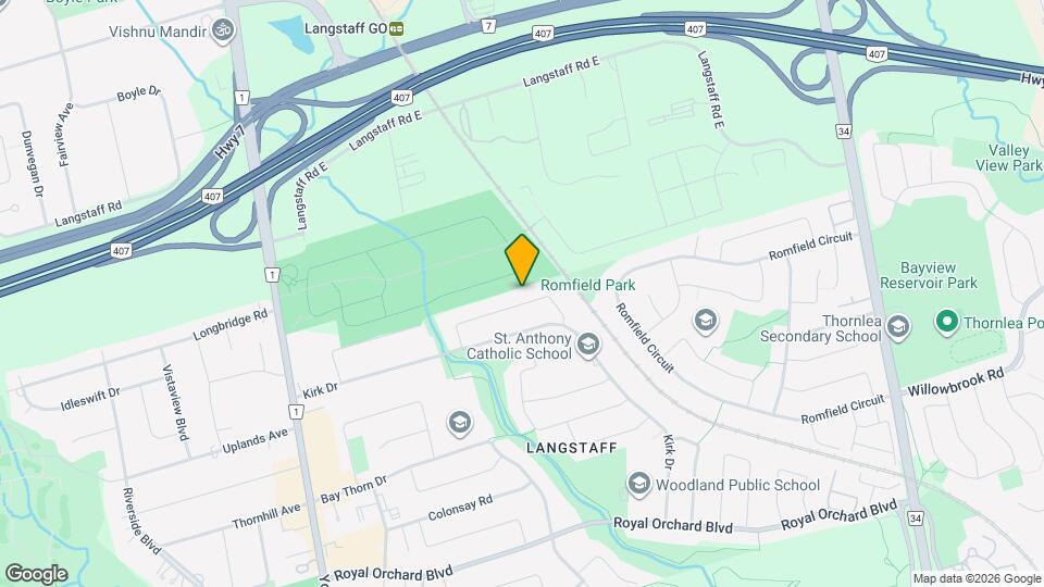 36 Shieldmark Crescent Map and Location Details