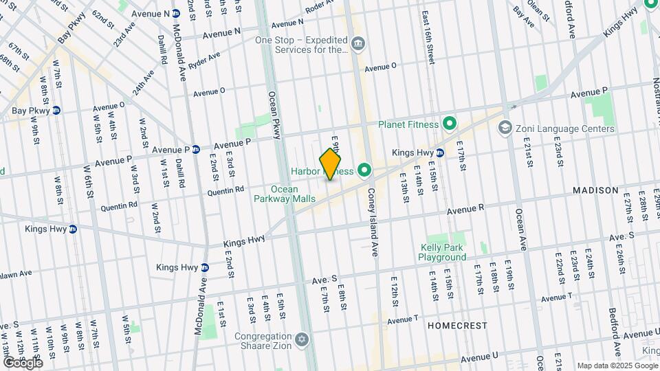 1715 E 8th St Map and Location Details