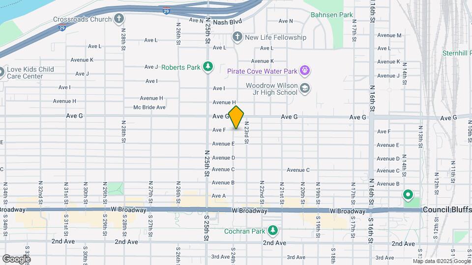 2323 Ave F Map and Location Details