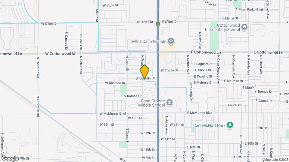 1504 N French St Map and Location Details