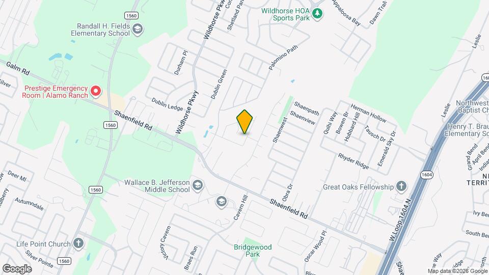 8823 Gallop Chase Map and Location Details