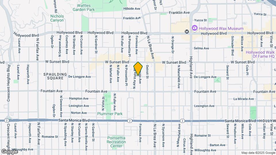 1402 N Alta Vista Blvd Map and Location Details